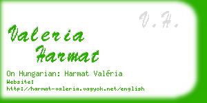 valeria harmat business card